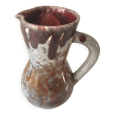 Glazed ceramic pitcher signed Morvan (Design by Gaston Gaubier)