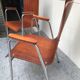 Chairs with multi-fold wooden armrest