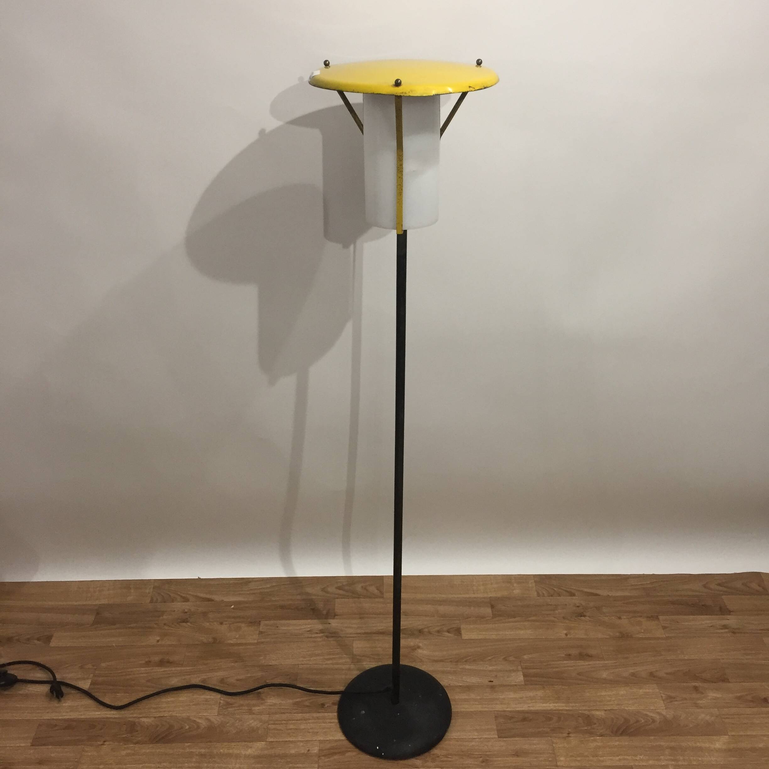 Modernist reading floor lamp from the 1960s