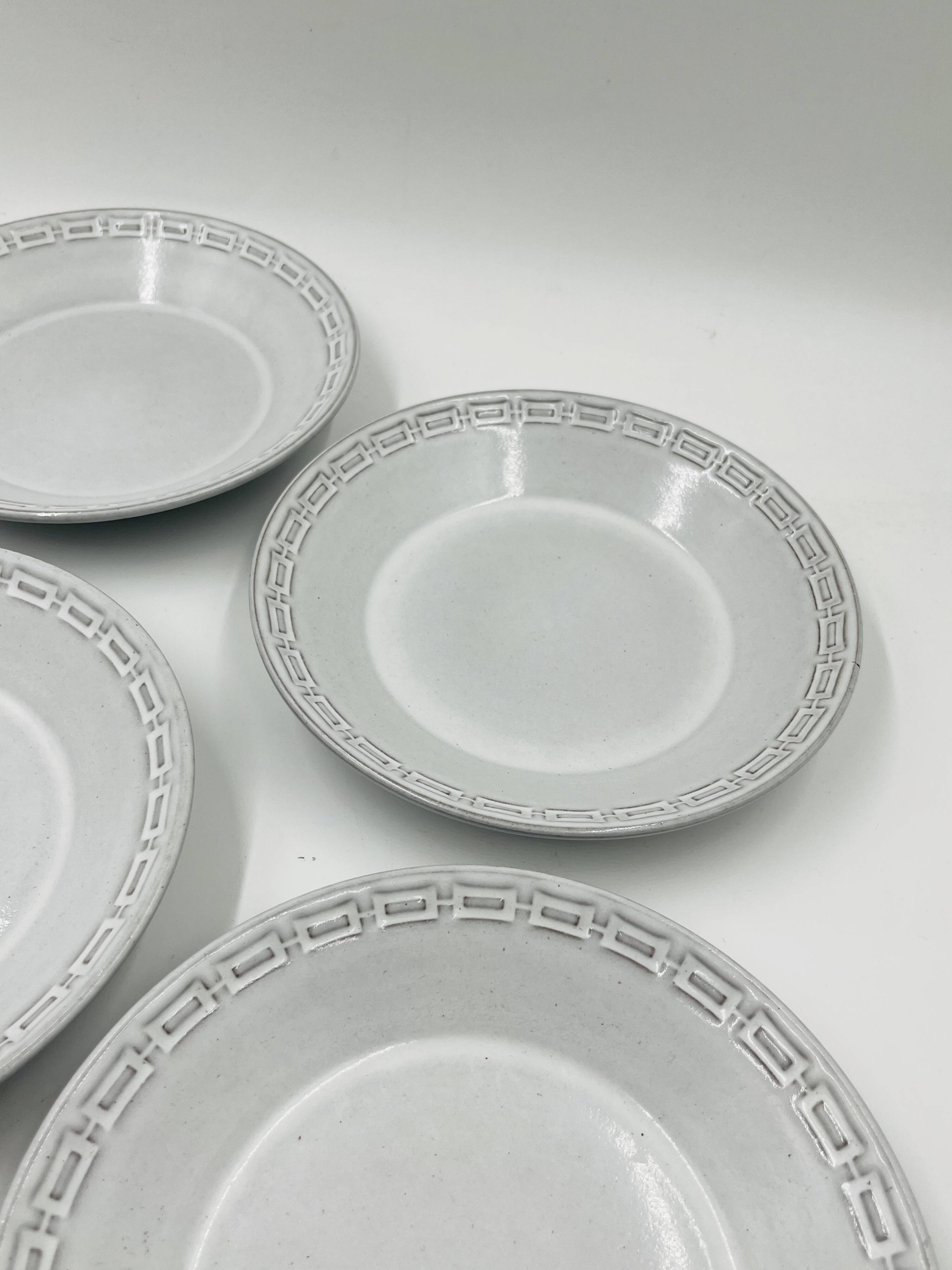 Lot of 4 Céramano Epsilon Soup Plates by Karl Leutner