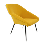 Yellow shell armchair