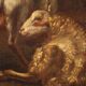 Pastoral landscape italian painting from the 18th century