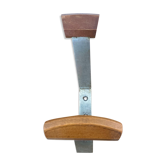 Wooden and vintage metal hook