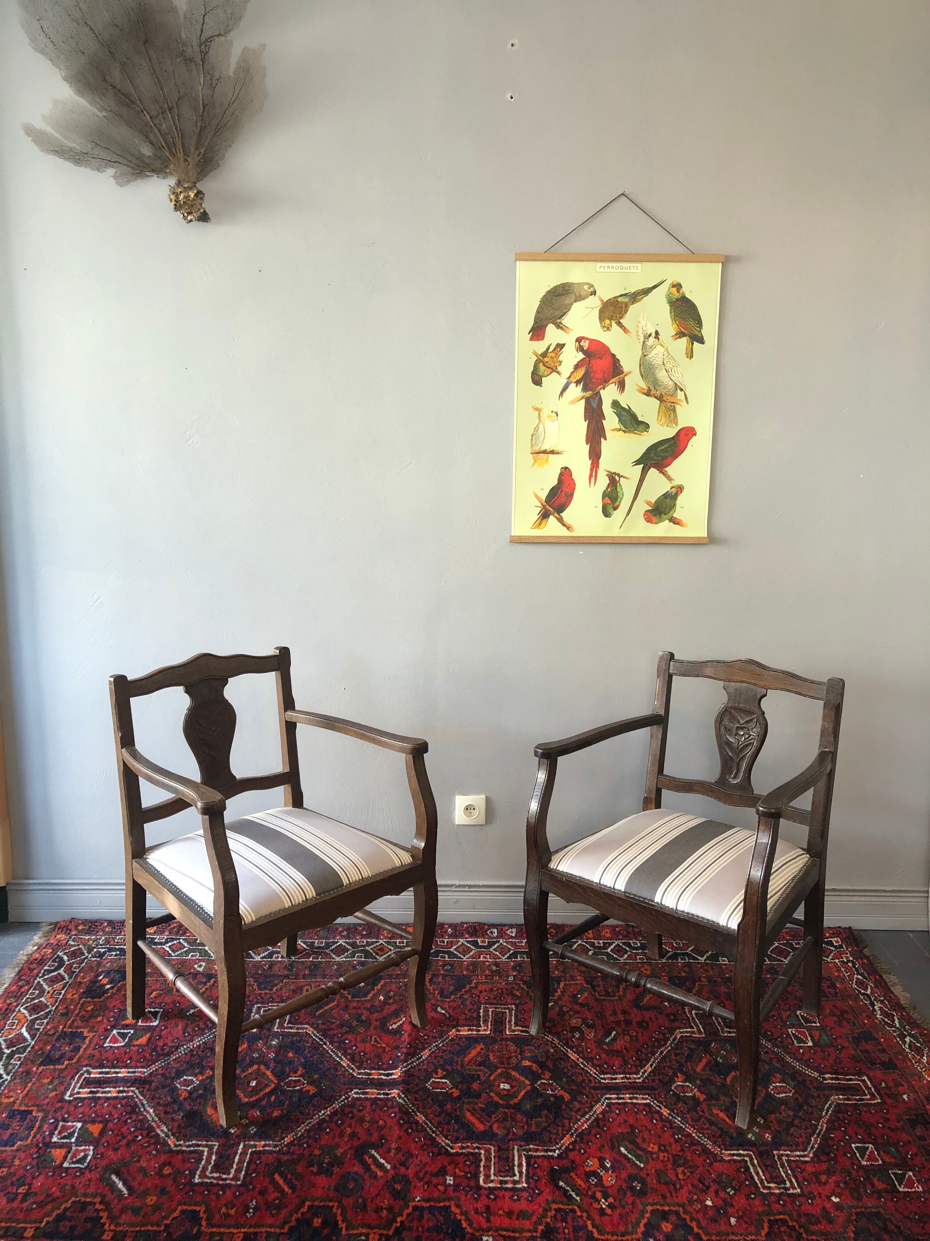 Pair of antique armchairs