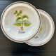Collection de 2 plats botaniques made in Italy