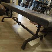 Table basse brutaliste par max & dominique picard 1950