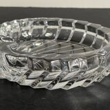 Vintage crystal shell ashtray