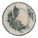 Assiette creuse terre de fer St Amand modèle trianon verte - faïence a