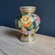 Vintage Ceramic Vase Arte Veneziana, Hand-Painted Flower Decor