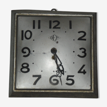 Square iron clock