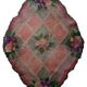 Handmade American vintage rug 90cm x 115cm 1960s