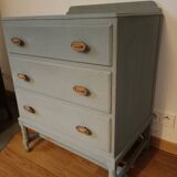 Commode bois patinée