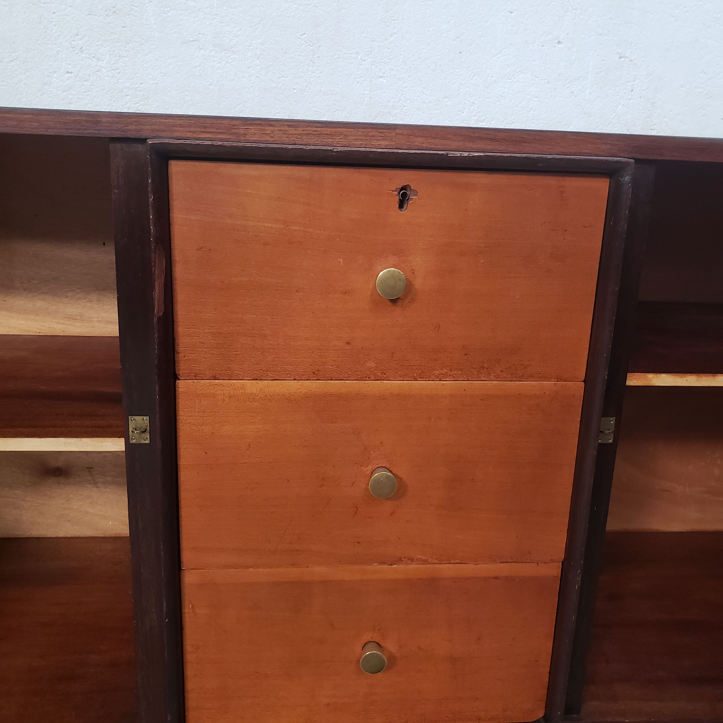 Enfilade art deco in vintage rosewood