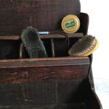 Storage shelf of an old shoemaker