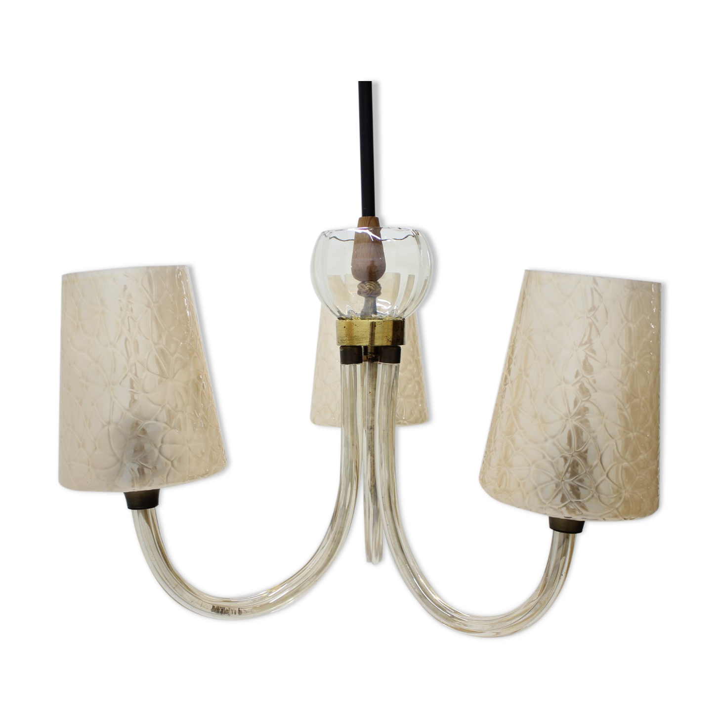 Glass chandelier, 1940´s