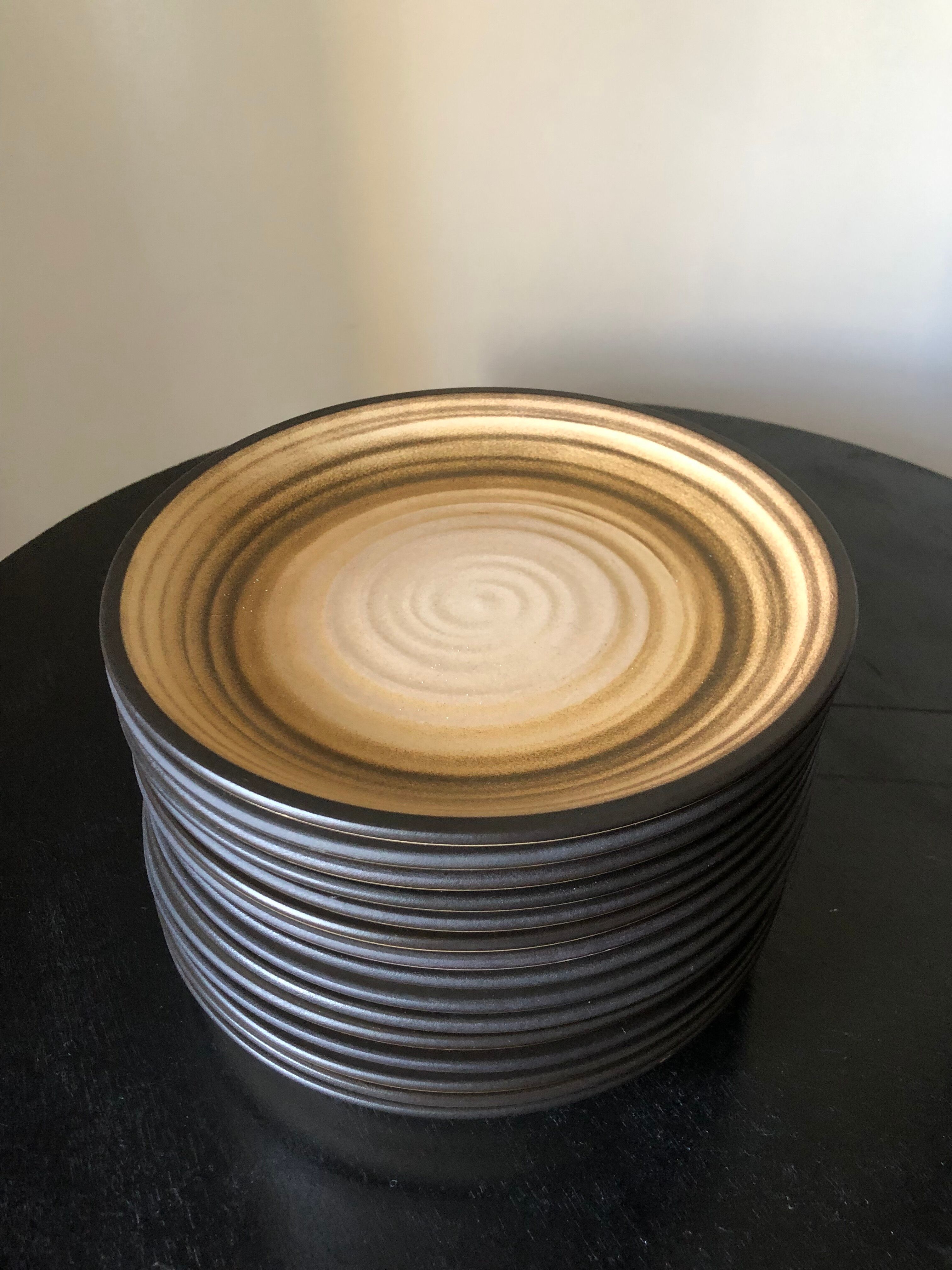 Set of 14 plates Salins les bains France