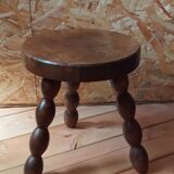 Oak tripod stool