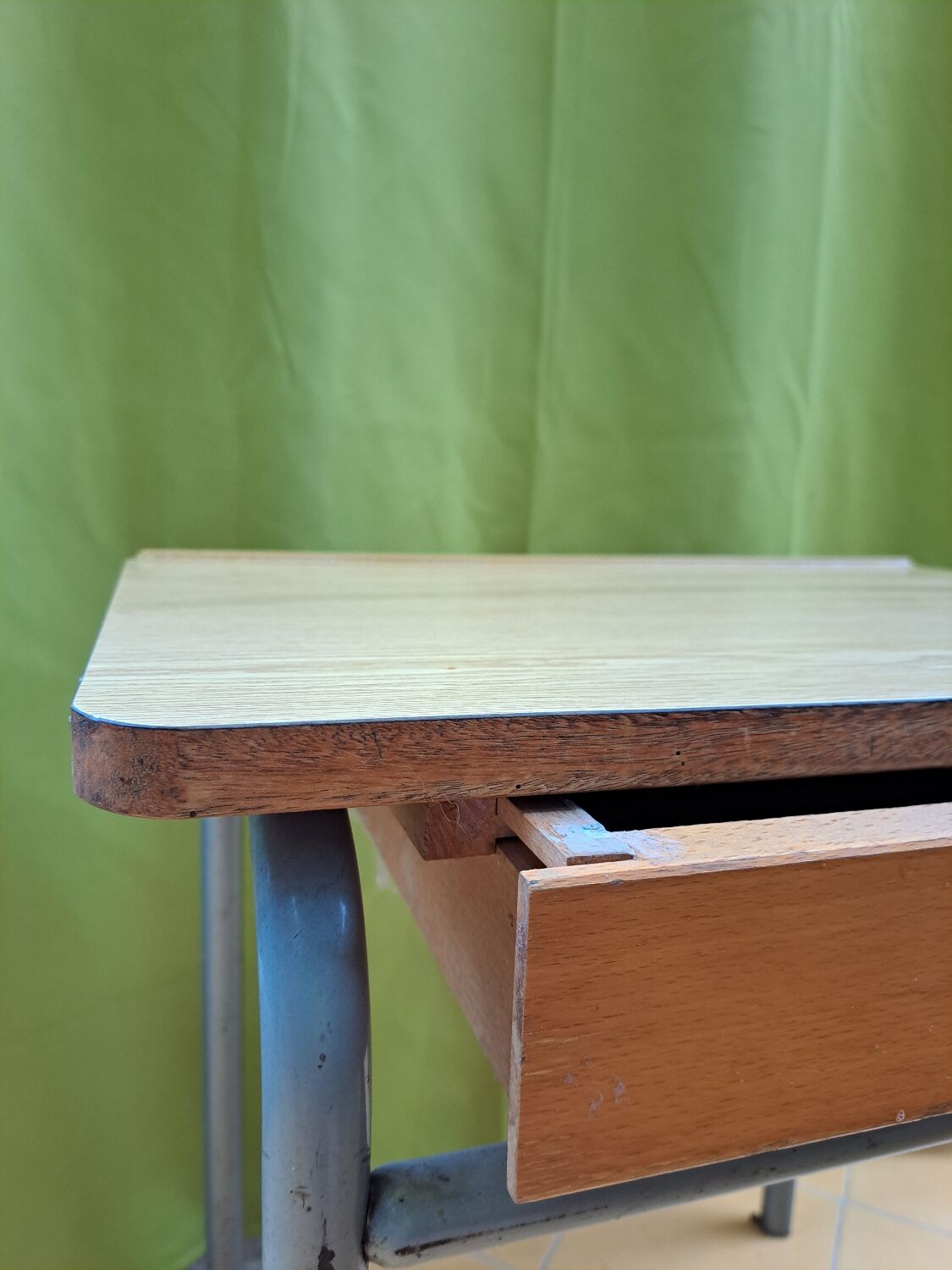 Vintage school desk and chair