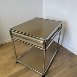 USM Haller bedside table in beige