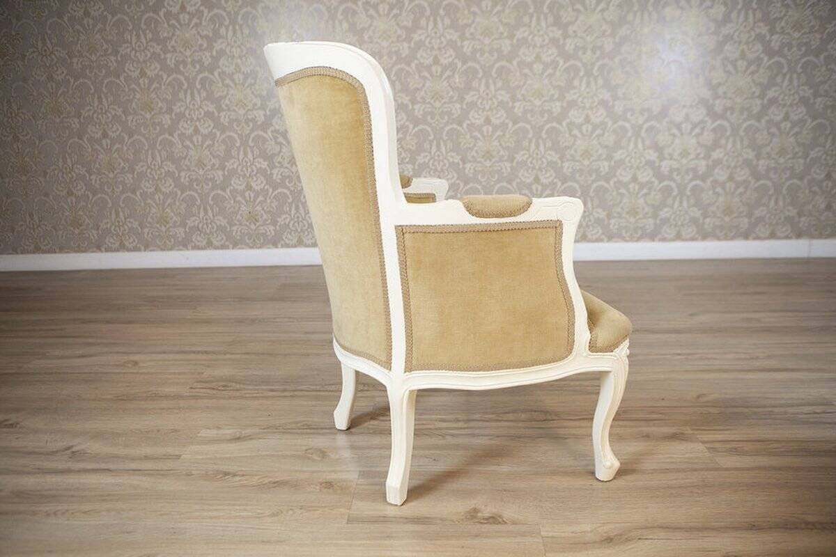 Rococo Style Beech Bergere Chairs, Early 20th Century, Set of 2