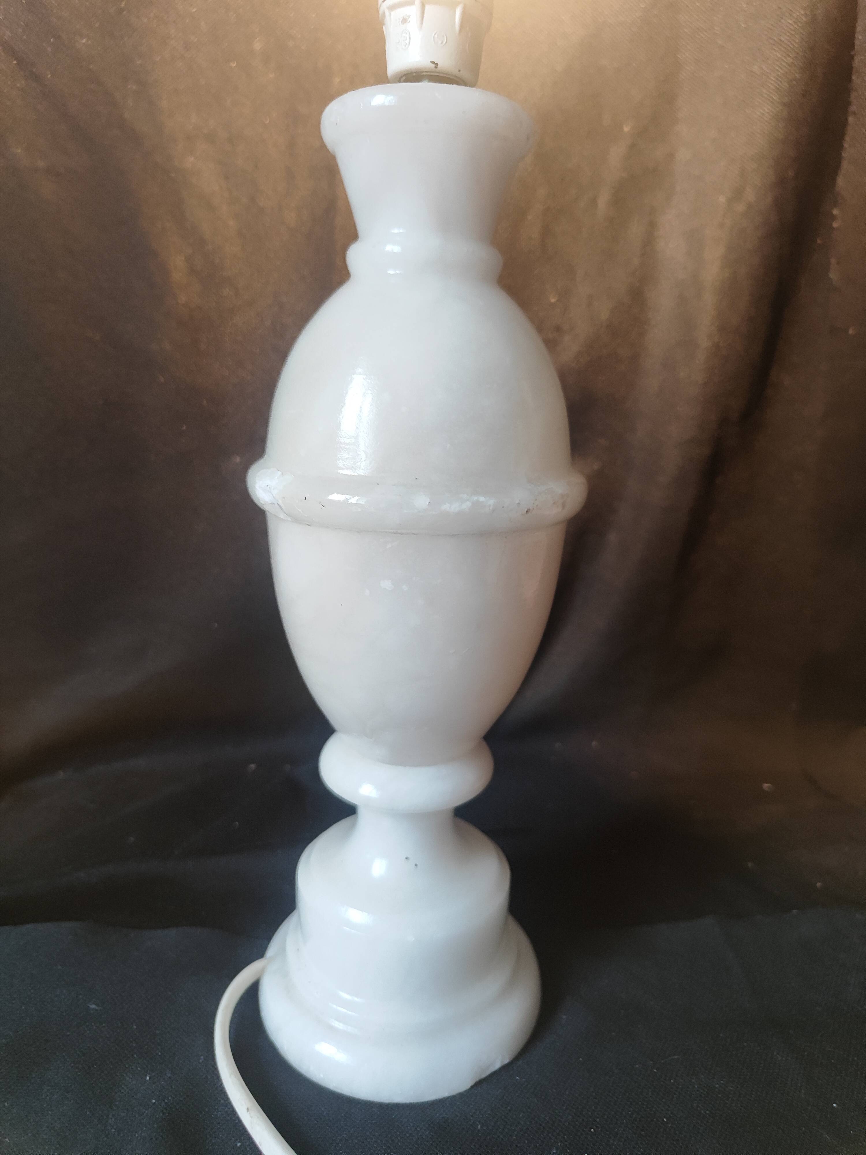 Vintage onyx bedside lamp