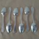 6 silver spoons Art Deco Sfam