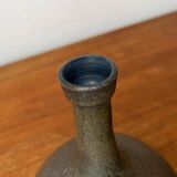 Mid-century minimalist studio pottery vase by Mathies Schwarze, Germany, 1960s.