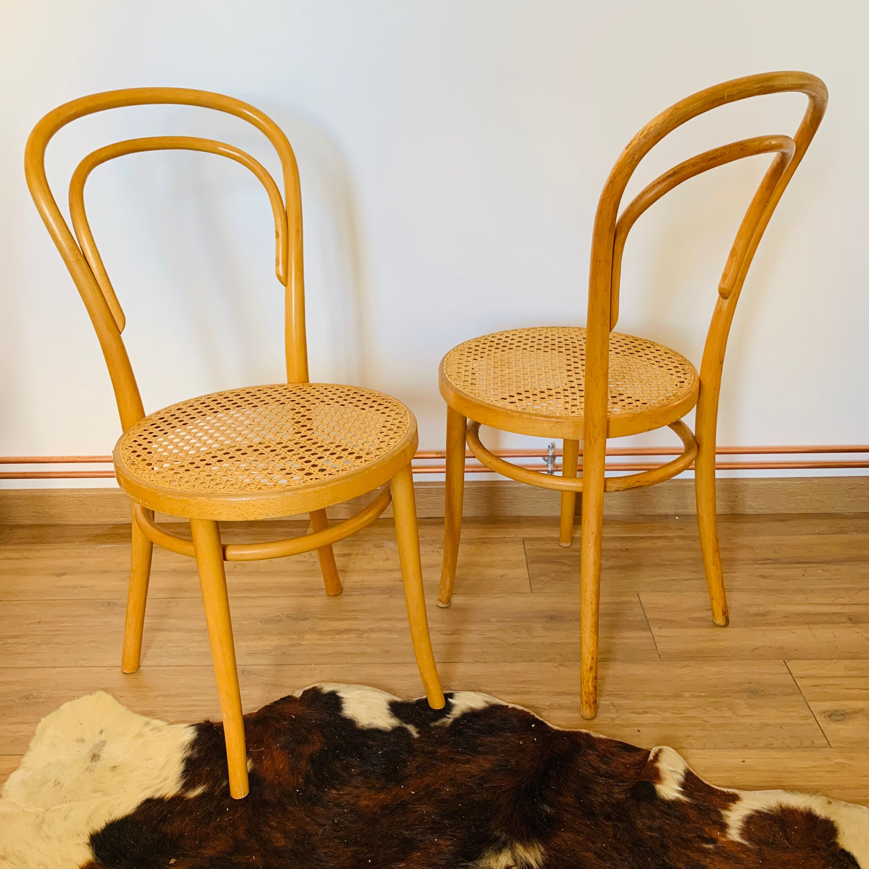 Set of 4 N14 chairs from ZPM Radomsko