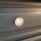 Buffet 2 portes "noir acier"