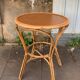 Rattan side table