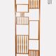 Claustra vintage en bois, fabrication tchèque, 1960