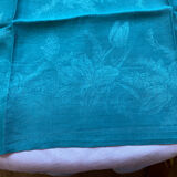 Set of old damask and monogrammed towels