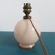 Lamp " ball " in pale pink opaline, Art Deco years 40 50