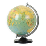 Grand globe terrestre vintage, globe politique, Räth 33 cm