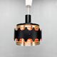 Lampe suspendue space age par veb leuchtenwerk, allemagne, années 1970