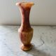 Vase en onyx rose