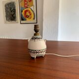 Vintage ceramic tripod lamp foot