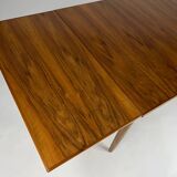 Mid-century dining table walnut vintage 60s Extandable
