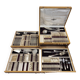 Cutlery set 170 pieces in chrome metal Goldsmith Chrysalia