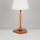 Large postmodern lamp circa 1990 in wood