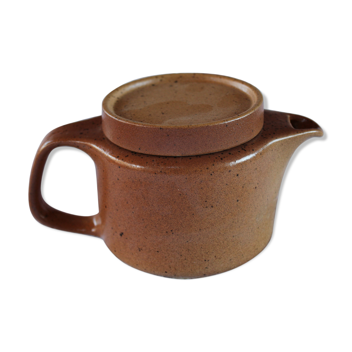 Stoneware teapot signed