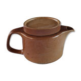 Stoneware teapot signed