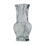 Vase en verre texturé par Ingrid Glashutte années 1970