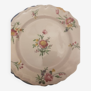 18th century Marseille earthenware plate