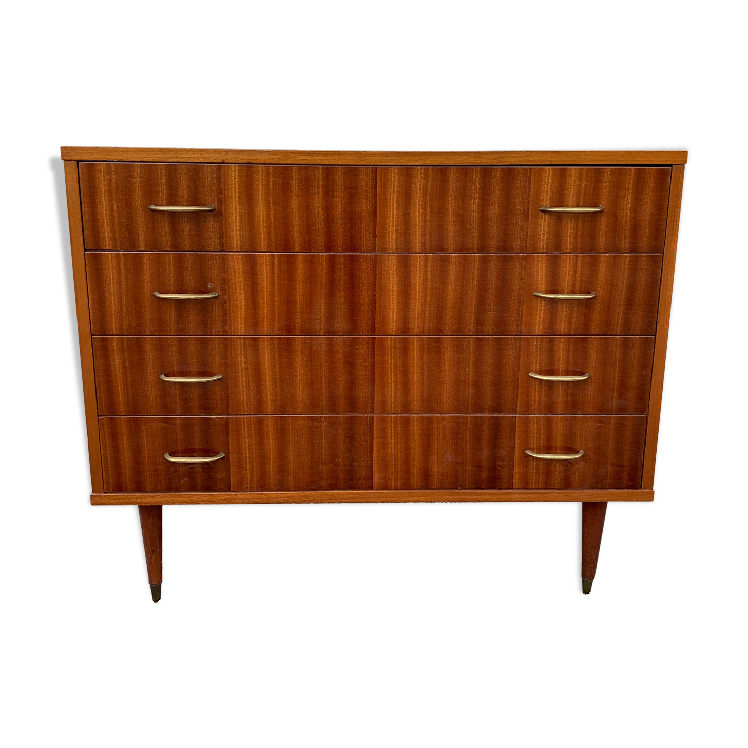 Dresser 4 drawers in varnished veneer