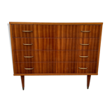 Dresser 4 drawers in varnished veneer