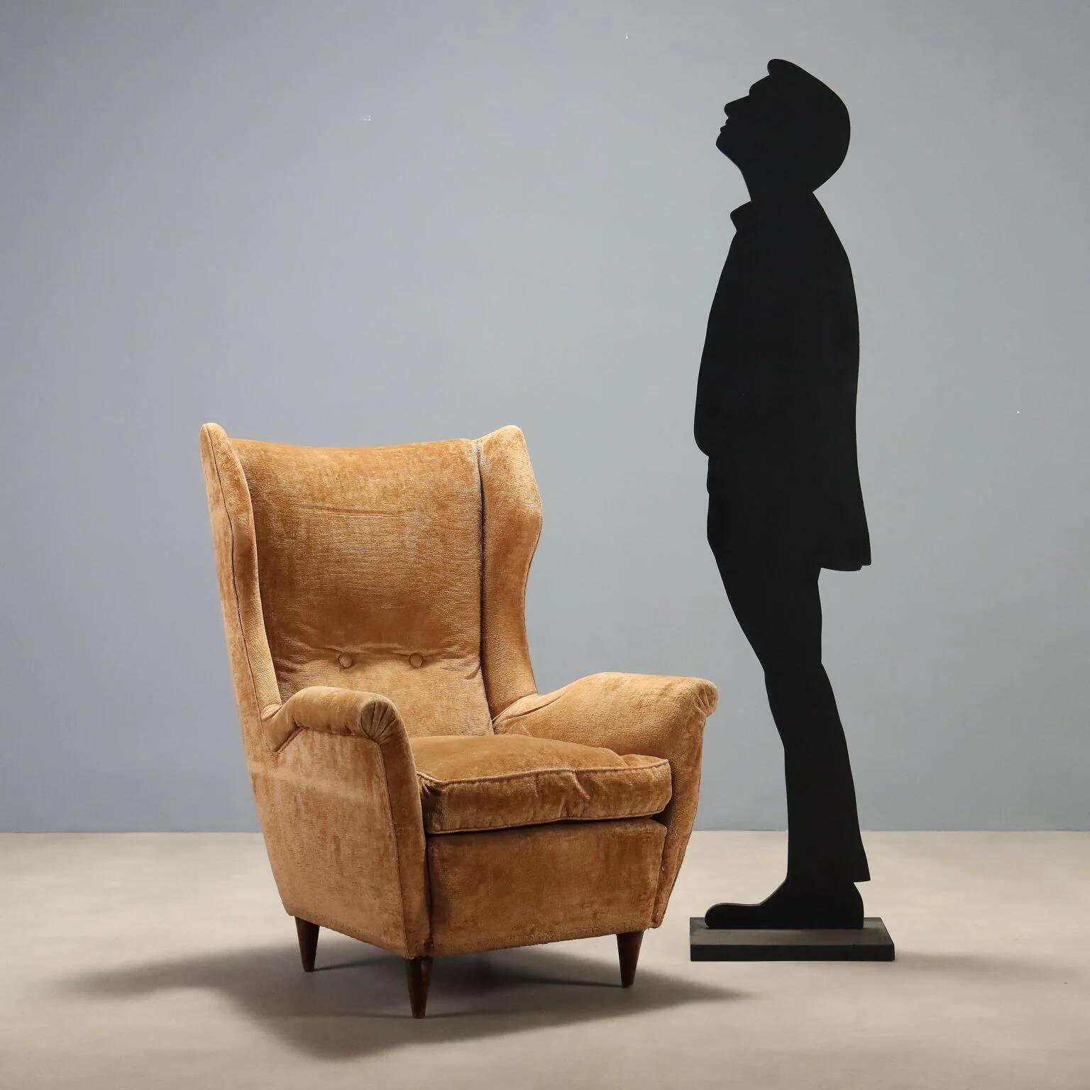 Paire de fauteuils bergère des années 1950