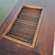 Antique oak writing desk by Stolzenberg – tambour roll top desk – c1880