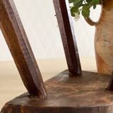 Tabouret paysan en chêne