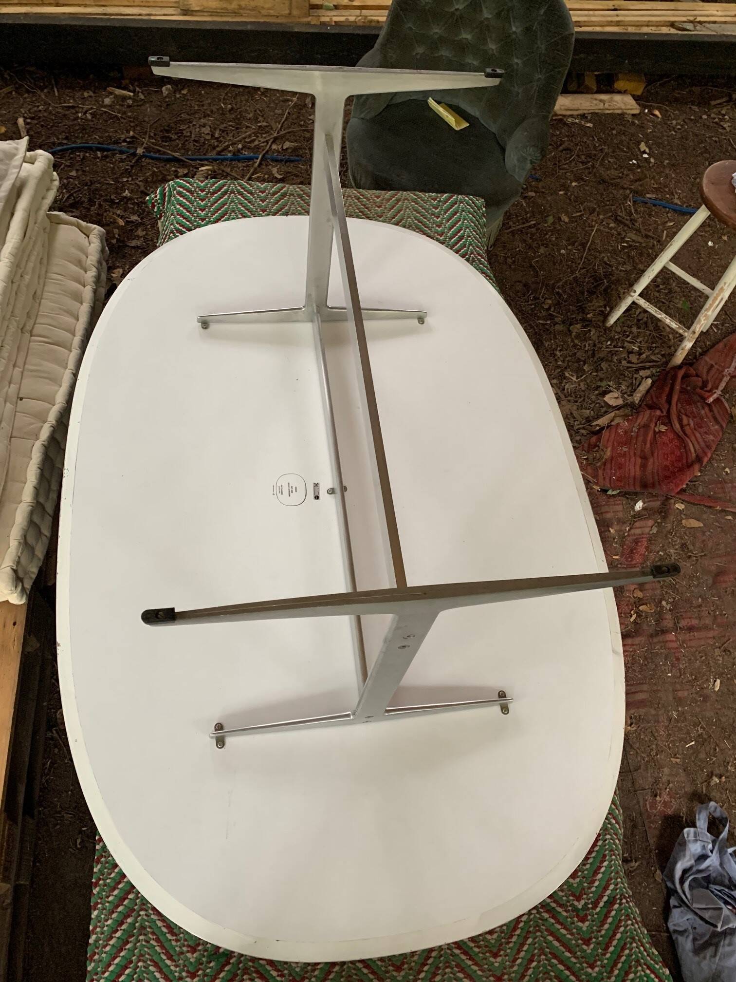 Table superellipse de jacobsen hein et mathsson - suède années 70/80